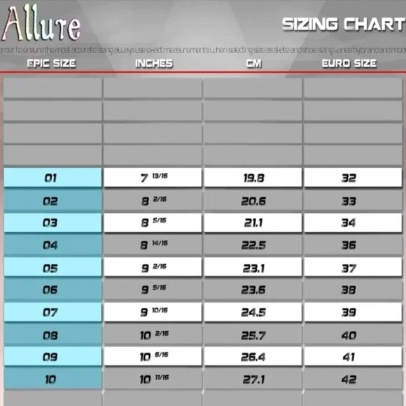 NiP Epic Allure Light-Up Roller Skates, Women's Size 10 - Picture 8 of 8